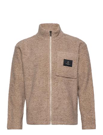 Kali Hortona Sweat Cardigan Sweat-shirts & Hoodies Fleeces & Midlayers Beige Bruuns Bazaar