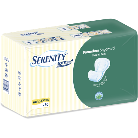 Serenity Soft Dry Pannolone Sagomato Extra 30 Pezzi