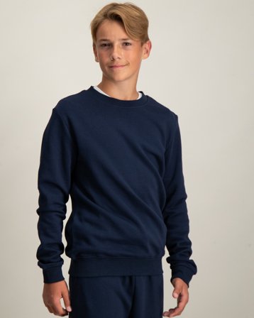 LMTD NLNNIZU LS BRU O-NECK SWEAT Bleu Sweats à capuche Garçon - Kids Brand Store