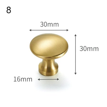 Skap trekker skuffknapp 8 8