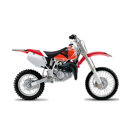 Kit Adesivi Completo Blackbird Dream 4 con Coprisella Rosso-Bianco-Nero - Honda CR 80R 1996-2002