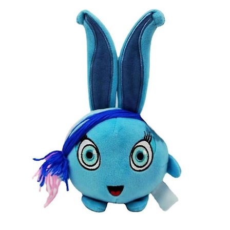 Sunny Bunnies plysjleker myke utstoppede dyr dukker kanin Iris Shiny Hopper Turbo Boo Plushies - SNNGV(Blå)