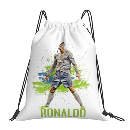 Cristiano Ronaldo Cr7 Ryggsäck Portabel Dragskoväska Ficka Gymväska
