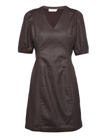 Crtabea Dress - Mollie Fit Dresses Cocktail Dresses Brun Cream