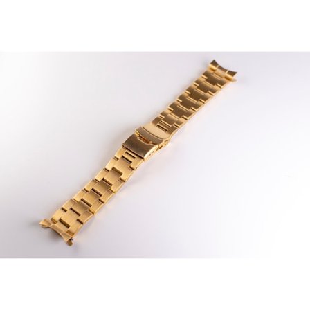 Oyster-ranneke tuplalukolla, kulta