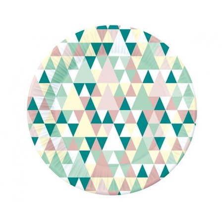 Gröna Joy pappersfat 6 st 18 cm