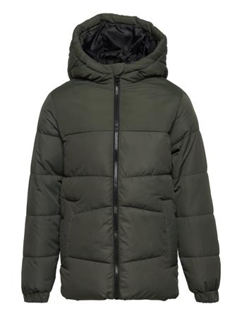 Jjchili Puffer Hood Jnr Fodrad Jacka Grön Jack & J S