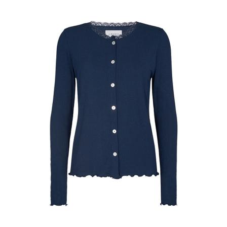 Liberté Natalia Lace Cardigan Blå, Dame Cardigans