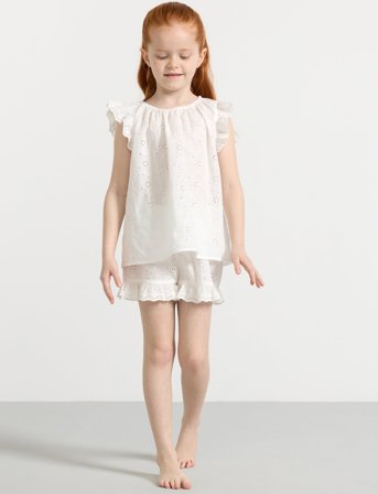 Lindex Pajama Shiffly - White - 92