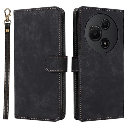 Plånboksfodral för TCL 60 NxtPaper 4G med RFID-blockering, PU-läder, telefonfodral med stativ och rem