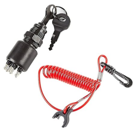 Tenningsbryter nøkkel sikkerhetslåssett for OMC 1996 opp Johnson Evinrude 5005801 for Evinr 2024