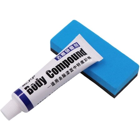 Auton naarmujen poistoaine, korin kiillotus, hiontapasta, korjauspoistoaine, hankausaineet ja sieni