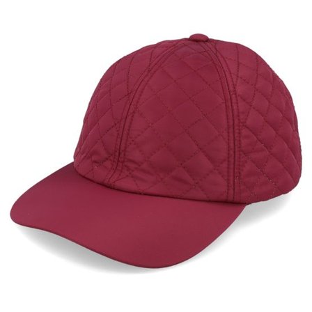 Seeberger - Röd adjustable Keps - Nylon Baseballcap Red Adjustable @ Hatstore