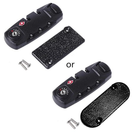 TSA Sikker 3-cifret Kombinations Hængelås Lås Bagage Kuffert Rejse Kode Lås