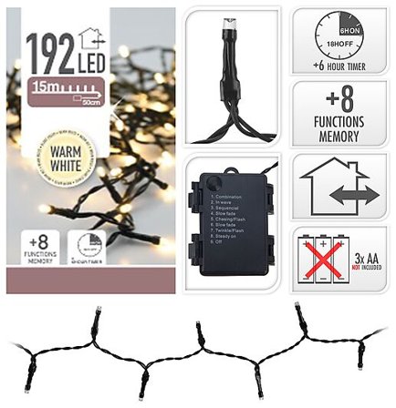 Lysslynge 192LED Varmhvit