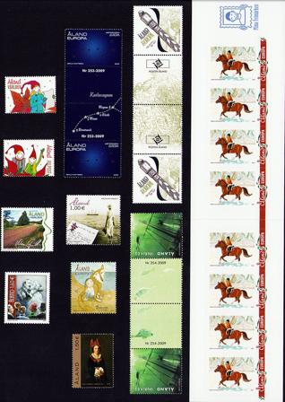 Åland - 10 forskellige frimærker - Postfrisk