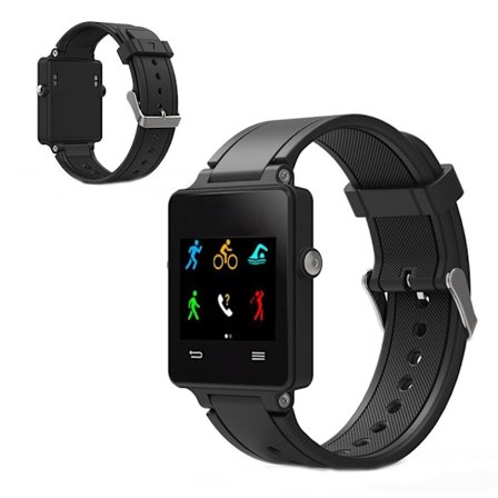 Garmin Vivoactive Acetate silikone Urrem - Sort