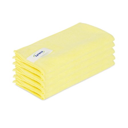 LYRECO Mikrofiberduk Pro 40x40cm gul 5/fp - Lyreco - Städ och hygien - Städdukar och diskdukar - Städdukar - Mikro