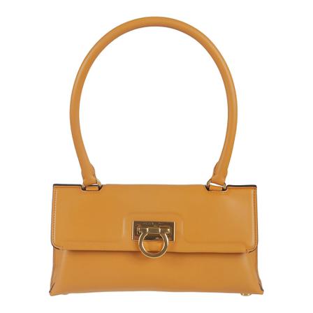 Salvatore Ferragamo, Handbag Oranje, Dames, Maat:ONE Size