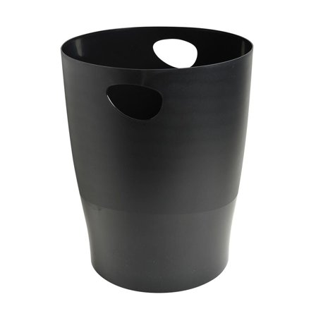 EXACOMPTA Papperskorg EXACOMPTA recycled 15L svart - Lyreco - Kontorsmaterial - Till skrivbordet - Papperskorgar