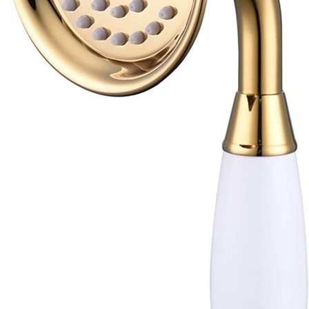 Brusthåndtag til badeværelse i messing, håndholdt bruser, bærbar, kun guld bruserhoved, BS126