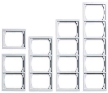 ABB 2519-84 Reducering 85-100 mm Vit, Strömbrytare & vägguttag