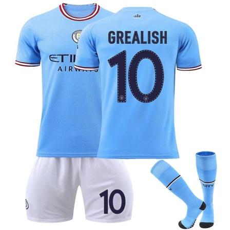 Manchester City Champions League Jack Grealish fotballskjorte - Perfet 2XL