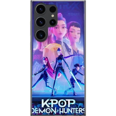 Kompatibelt Mobilskal till Samsung Samsung Galaxy S24 Ultra Trendiga KPop Demon Hunters docka figur