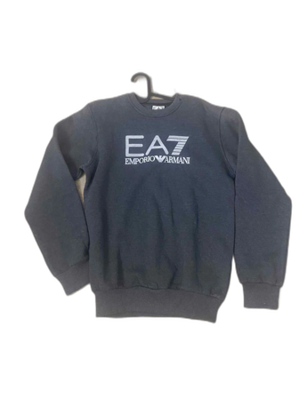 Mörkgrå sweatshirt EA7 Emporio Armani