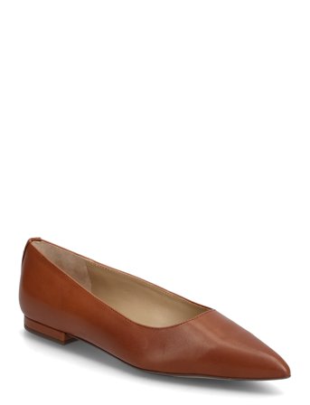 Lauren Ralph Lauren Londyn Leather Ballet Flat - Brown - 39