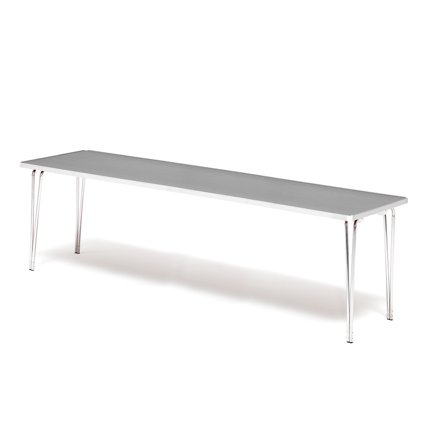 Economy folding table, 1830x610x698 mm, grey