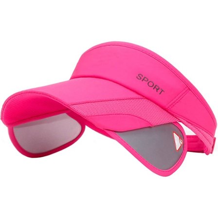 Sommer solskjerm caps - Dame justerbar golf caps med innfellbar brem, UV-beskyttelse strand/tennis sport caps