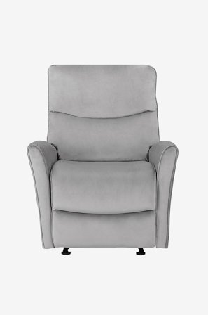 Loft24 - Chesley Recliner Manuel Velvet - Harmaa - Nojatuolit - - Homeroom