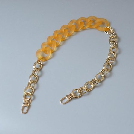 Laukkukahvan Ketju DIY Akryylihartsi Käsilaukkuhihna Olkalaukku Vaihtohihnat Soljilla Laukkuille -ge