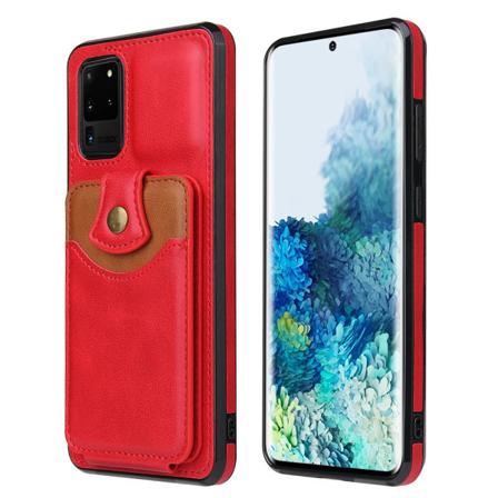 Samsung Galaxy S20 Ultra - Kotelo korttipidikkeellä Röd