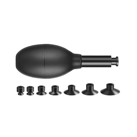 Linssin imurisetti 8-in-1, 7 vaihdettavalla imukupilla, vahva imu, manuaalinen tyhjiöimuri, linssin irroitustyökalu