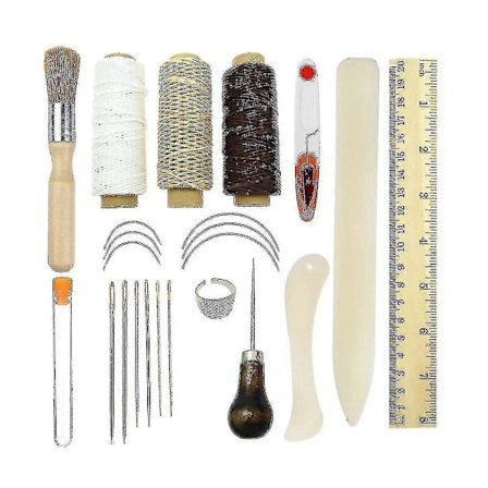 23 stk. Læder Syning Reparation Bogbinding Værktøjssæt TAO