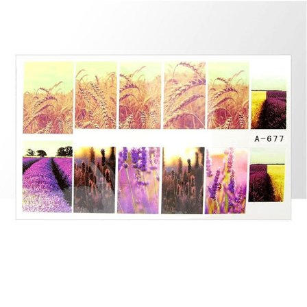 Vattendekaler - Åker - A677 - För naglar