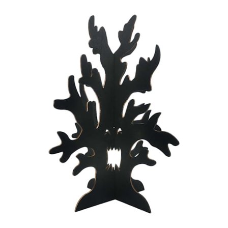 2025 Halloween Träprydnad Skrivbordsdekor för Öppen Spis Vardagsrum Festival