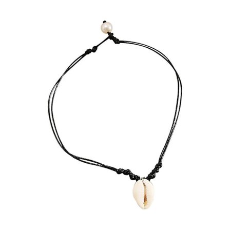 Strandskjell Tau Halskjede Skjell Halskjeder Smykker For Kvinner Og Jenter