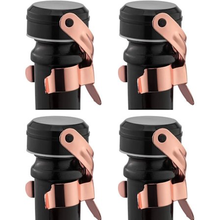 Champagne- och vinflaskkork i rostfritt stål, återanvändbar