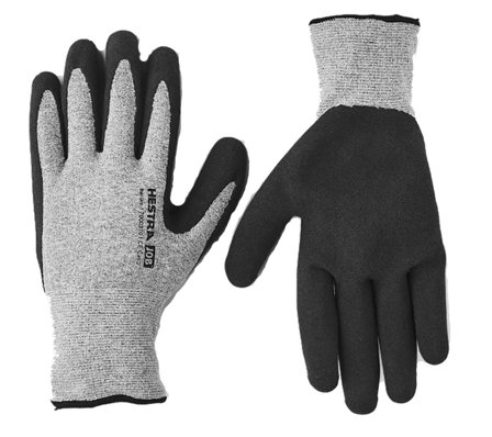 Hestra Job Iterum Arbetshandske polyester, latex 7, Kläder