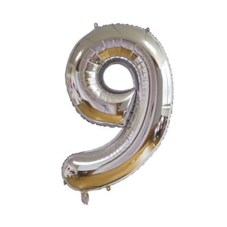 Design House 95 Folieballong silver - 9 Partytillbehör Unisex 86