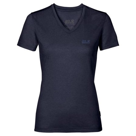 Jack Wolfskin Crosstrail T Women's Women Short sleeved fitness sweater Blue XS