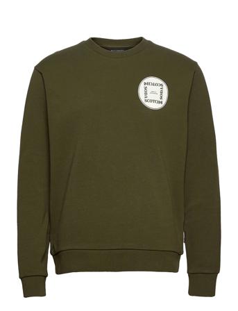 Graphic Logo Long-Sleeve Green Scotch & Soda