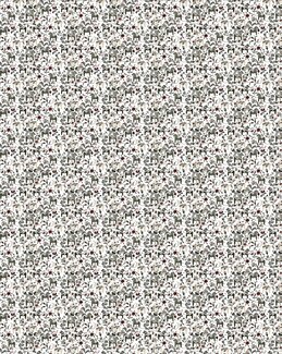 Meterware Leksand mini Weiß