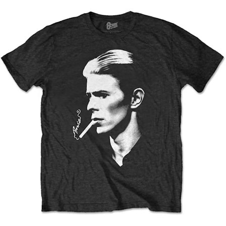 David Bowie Unisex Smoke T-shirt M Svart