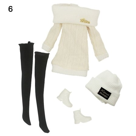 1 Set Dockor Byxor Vinterkläder Tröjor 6 6