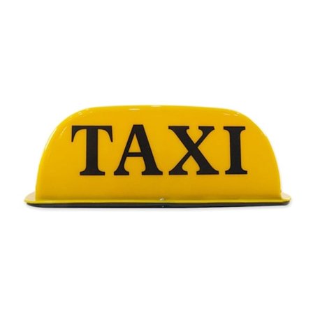 12V Taxi Topplampa Tak Taxi Skylt med Magnetisk Bas Vattentät Taxi Kupollampa