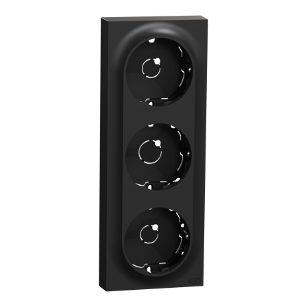 Elko EKO50025 Förhöjningsram 3-fack, låg, för strömställare Svart, Strömbrytare & vägguttag